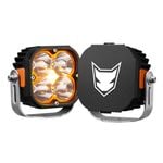LIGHTFOX Cygnus Pair 5inch Osram LED Pod Lights 1Lux@396m 7,053Lumens