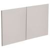 Kaboodle 1000mm Cremasala Modern Fridge Cabinet Doors - 2 Pack
