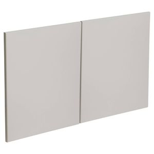 Kaboodle 1000mm Cremasala Modern Fridge Cabinet Doors - 2 Pack