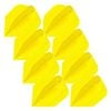 8x 3pc Target ID Pro Ultra No.6 Dart Flights Set - Yellow