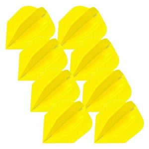 8x 3pc Target ID Pro Ultra No.6 Dart Flights Set - Yellow