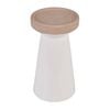 Emporium Eris Ceramic Candle Holder White 11x11x20.5cm