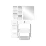 Artiss Dressing Table Stool Slide White