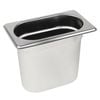 Vogue Gastronorm Tray Stainless Steel 1/9 150mm Deep Commercial Kitchen Container