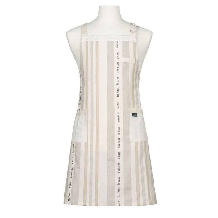 Ladelle La Casa Apron - Taupe