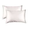 Royal Comfort Mulberry Silk Hypoallergenic Pillowcase Twin Pack Olive Standard