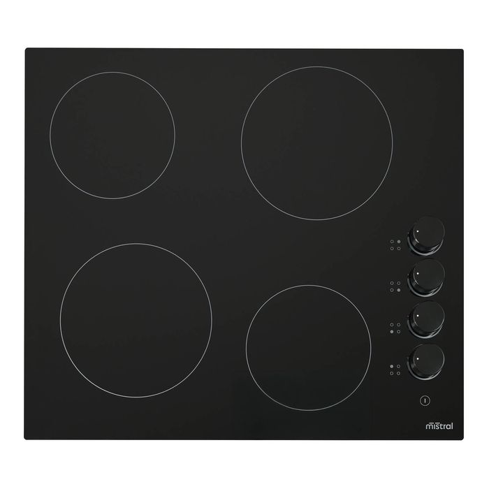 Mistral 60cm 4 Zone Knob Control Ceramic Cooktop