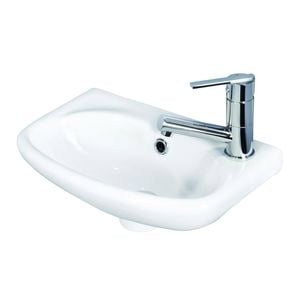 Stylus Symphony Mini Wall Basin with 1 Tap Hole