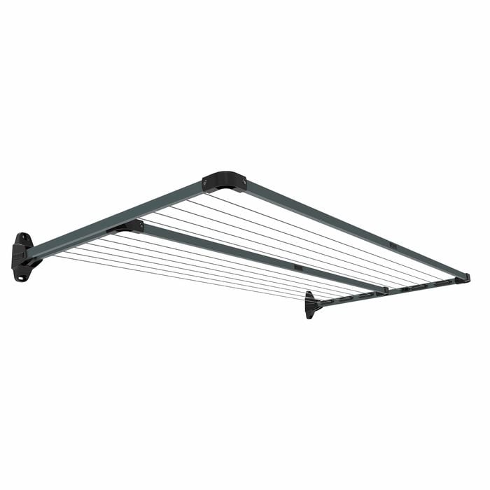 Daytek Twin Fold Down Clothesline - Bedrock Grey