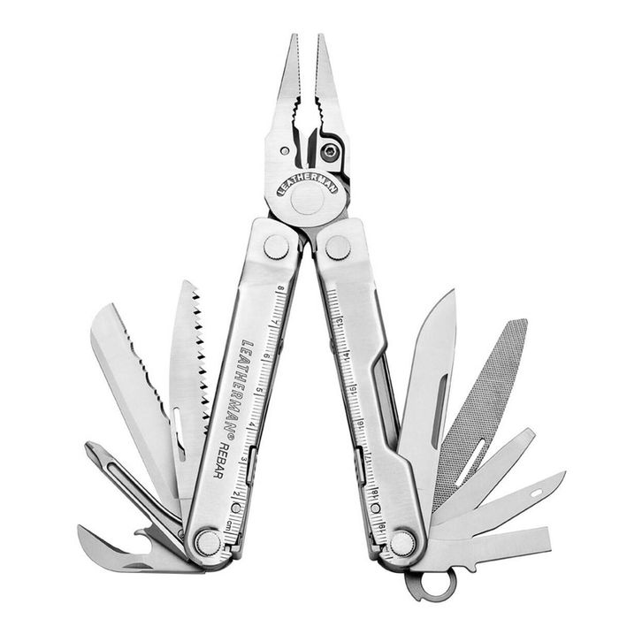 Leatherman Rebar Stainless Steel MultiTool With Nylon Sheath