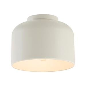 Mercator 20cm Matte White Metal Webster Batten Fix 