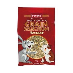Peters Rabbit & Guinea Pig Grain Selection Banquet Feed 4kg