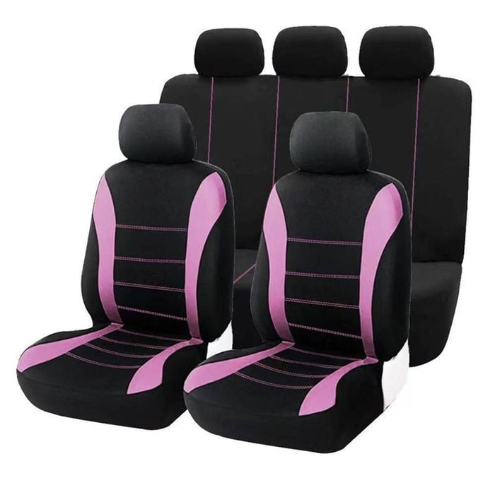 Catzon Car Seat Cover Composite Sponge Universal Fit Cars Suv-pink
