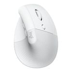 Logitech Lift Vertical Ergonomic Mouse - Off White/Pale Grey [910-006480]