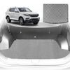 6D Diamond Car Boot Mat for SsangYong Rexton Y290, Y400, Y4502017-Current-(3rd Row folded/5 seater)-Cargo Mat-Grey-Outback GT