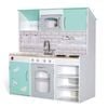 Plum Play Au Peppermint Townhouse Wooden Dolls House 3storey Home Furniture Set