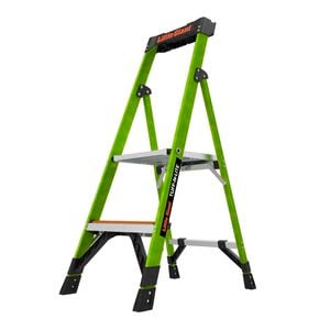 Little Giant 4ft 150kg 2 Step Tuff-N-Lite Fibreglass Platform Step Ladder