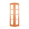 Woodcraft 2040 x 820 x 35mm Internal Bifold Door 4Lite Clear Safety Glass
