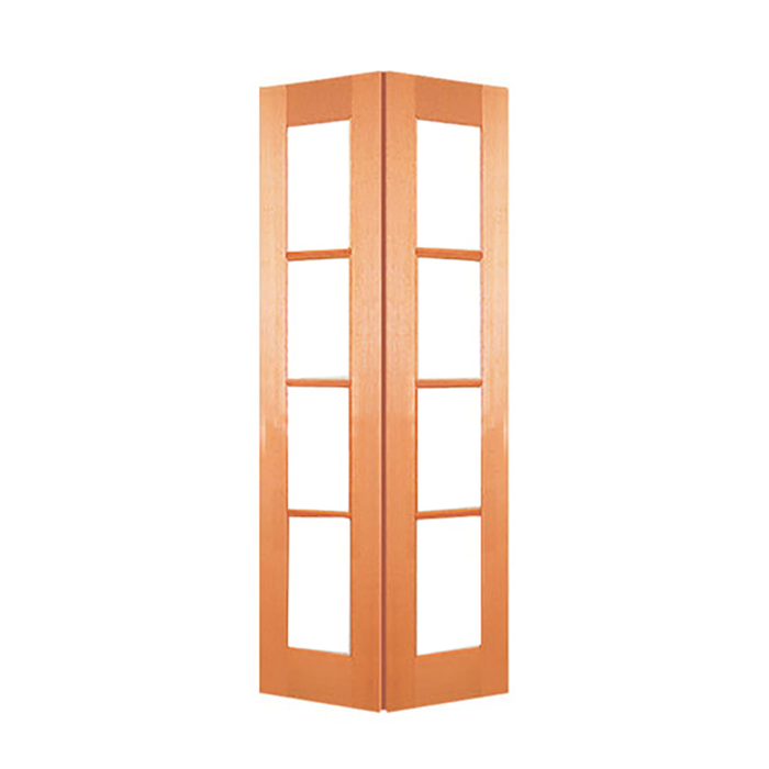 Woodcraft 2040 x 820 x 35mm Internal Bifold Door 4Lite Clear Safety Glass
