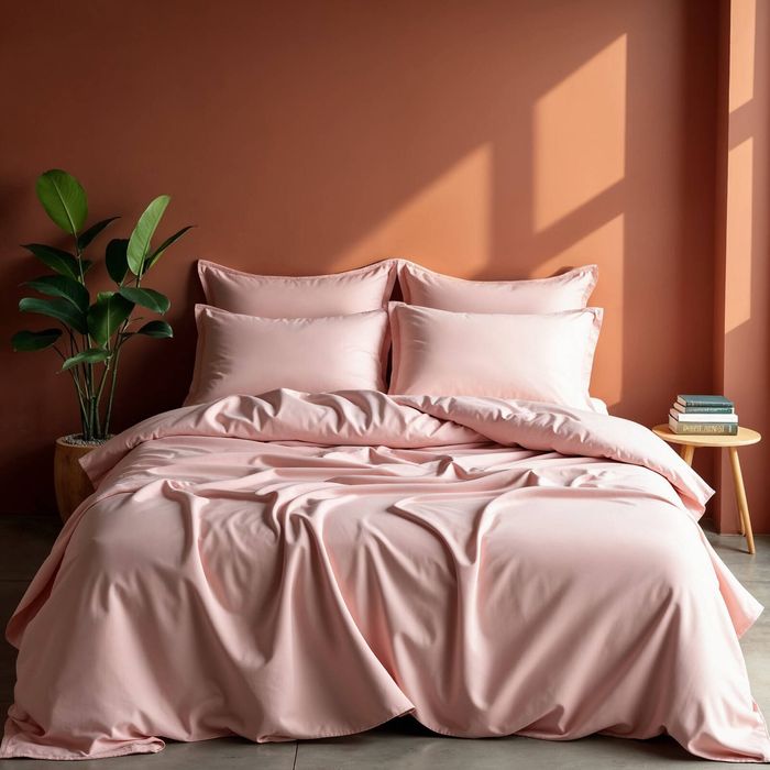 Royal Comfort 1000tc Balmain Bamboo Cotton Sheets Set Blush King