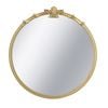 Gerogian Gold Round Mirror