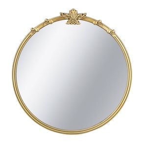 Gerogian Gold Round Mirror