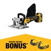 DeWALT 18V XR Brushless Biscuit Jointer DCW682N-XJ - Skin Only
