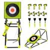 Costway 4in1 Bow & Arrow Set Archery Toy Throwing Target Game Set Green