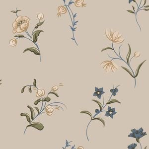 Wallpaper Trader Hanna Wallpaper Roll 10.05m X 53cm, Tan