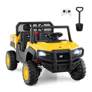 Costway Electric Caterpillar Ride On Car Dump Truck Remote Control 24v