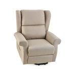 FORTIA Electric Massage Recliner Lift Heat Chair, Beige
