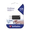 Verbatim Pinstripe - USB Drive 128GB Black [49071]