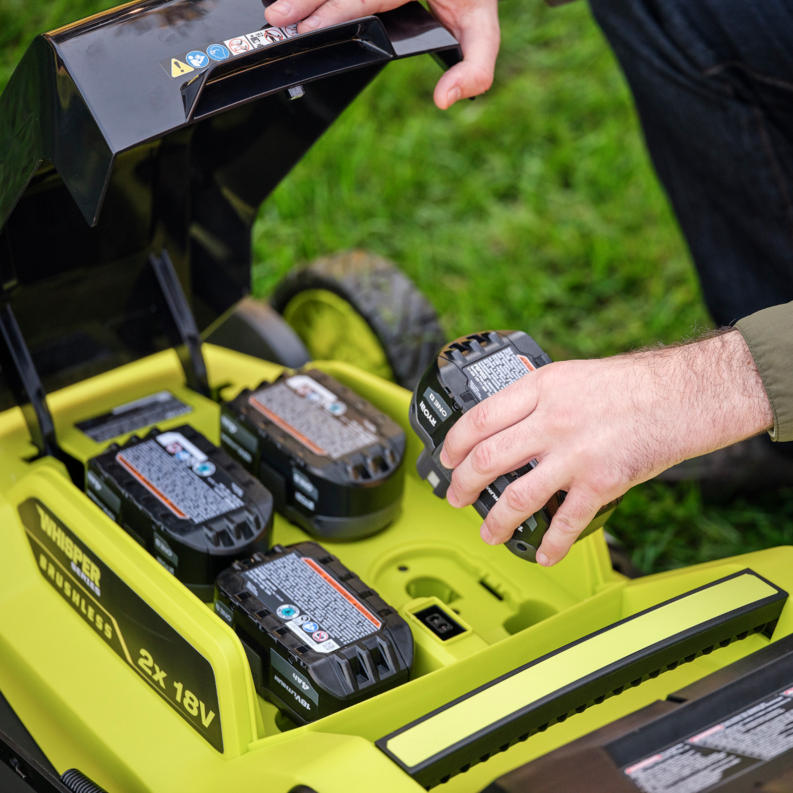 Bunnings ryobi lawn mower battery discount