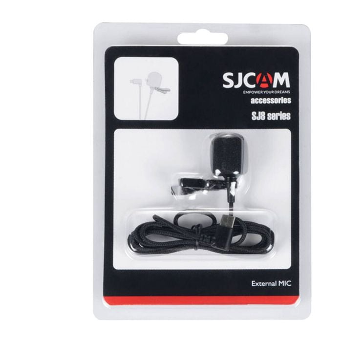 SJCAM External Microphone Hands free with Clip for SJ10 SJ8 Action Sports Camera