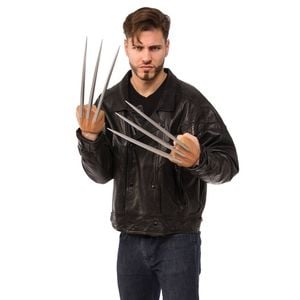 Marvel X-Men Wolverine Plastic Claws Costume Party Cosplay Hand Accessory Adult