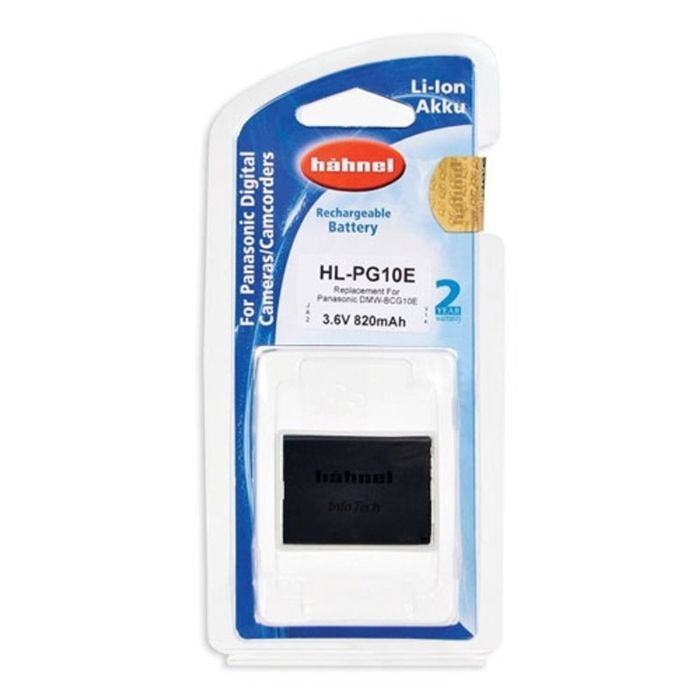 Hahnel Dmw-bcg10e 820mah Battery For Panasonic