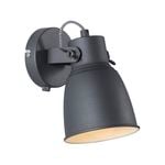 Nordlux 12.5 cm Black Adrian Wall Light