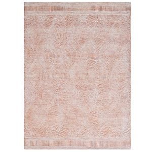 Handmade Designer Wool Rug-Maya 6263-Rust-110x160cm