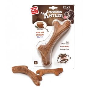 Gigwi Long Lasting Chew Wooden Antler For Dogs  20 Cm - Medium