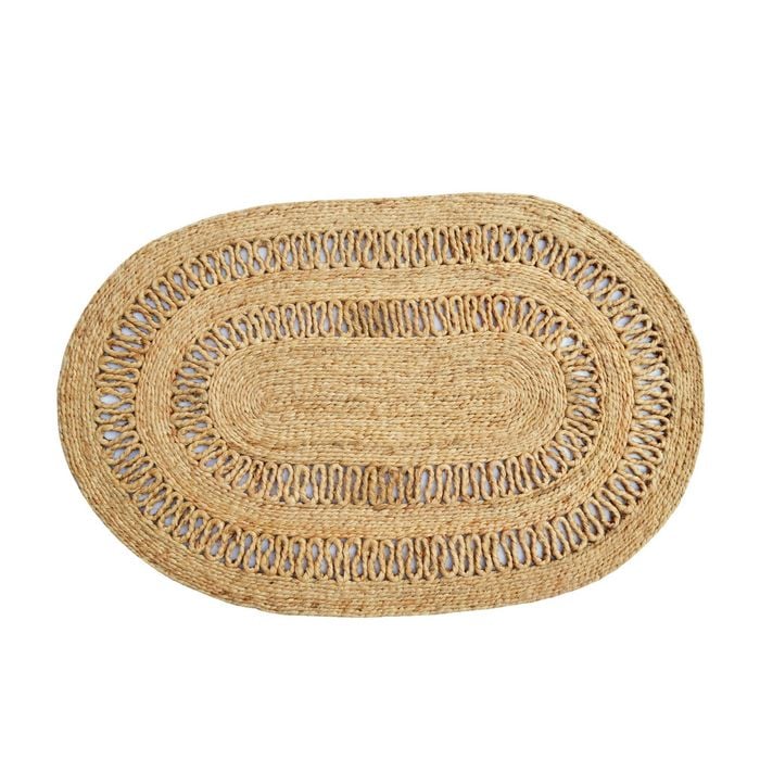 Natural Jute Rug-Kerla 1138-Natural-60x90cm