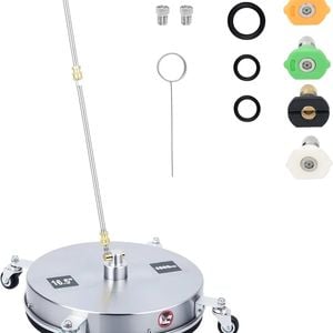 Advwin 16.5" Pressure Washer Surface Cleaner, 4000 PSI Power Washer for Driveway/Patio