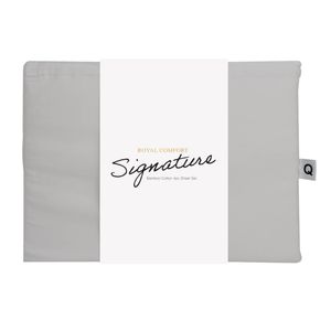 Royal Comfort Signature Bamboo Cotton Sheet Set Premium Bedding Grey King Single
