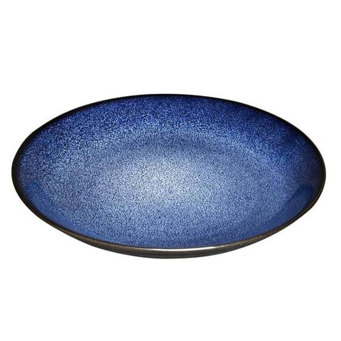 Olympia Coupe Plate Luna Midnight Blue 255mm 4 Pack Dinnerware
