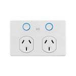 DETA White Grid Connect Smart Double Touch Power Point