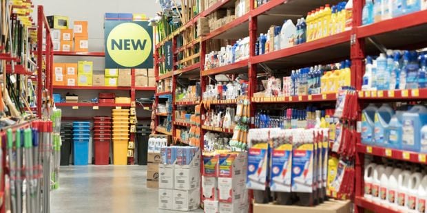 Store image of cleaning aisles
