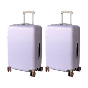 2PK Tosca Luggage Cover Durable Suitcase Protector Colour Lavendar Large 75cm