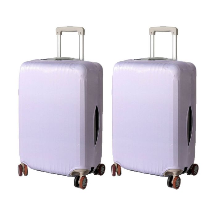 2PK Tosca Luggage Cover Durable Suitcase Protector Colour Lavendar Large 75cm