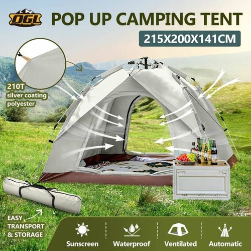 OGL 3 Person Tent Beach Shelters Camping Bunnings Australia