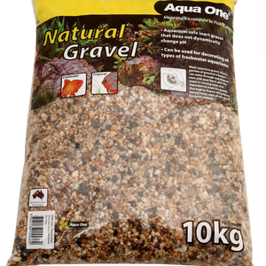 Aqua One Natural Gravel Australian Gold Dark 4-6mm Mix 10kg (12332)