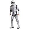Stormtrooper Deluxe Halloween Costume for Adults Padded Jumpsuit with Mask Belt, Extra large